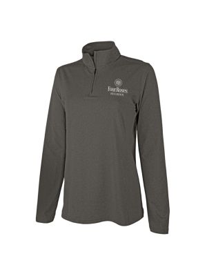 Ladies Heathered 1/4 Zip