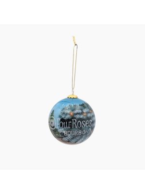 Hand Drawn Glass Ball Ornament