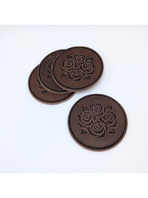 Leather Coaster Set
