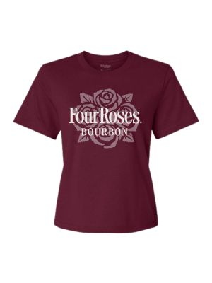 Womens Oversized Rose Tee