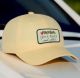 Creme four Roses Soda Hat- Vintage