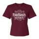 Womens Oversized Rose Tee