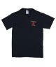 3XL Four Roses Embroidered Black Tee
