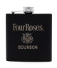 Four Roses Black Flask with Silver logo